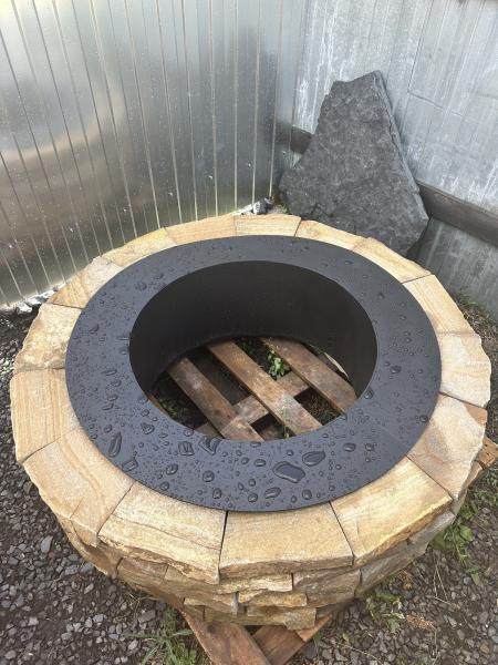 Очаг кострище из природного камня — фото 2